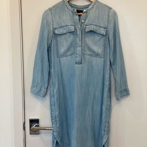 J. Crew Chambray / Denim Shirt Dress